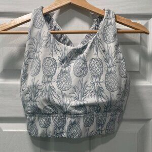 LOVE FITNESS Dreamy Long Lined Sports Bra - Pineapple